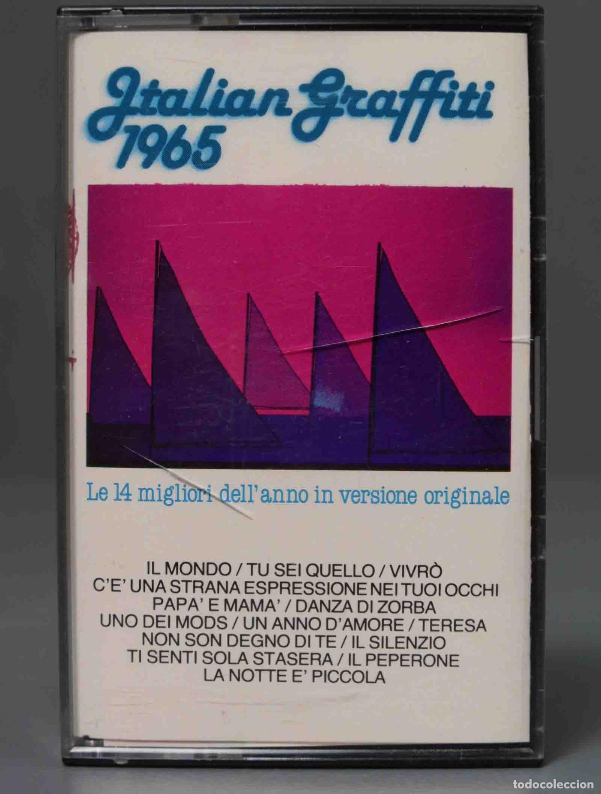 Casetes antiguos: CASSETTE. Various &ndash; Italian Graffiti 1965 - Foto 1