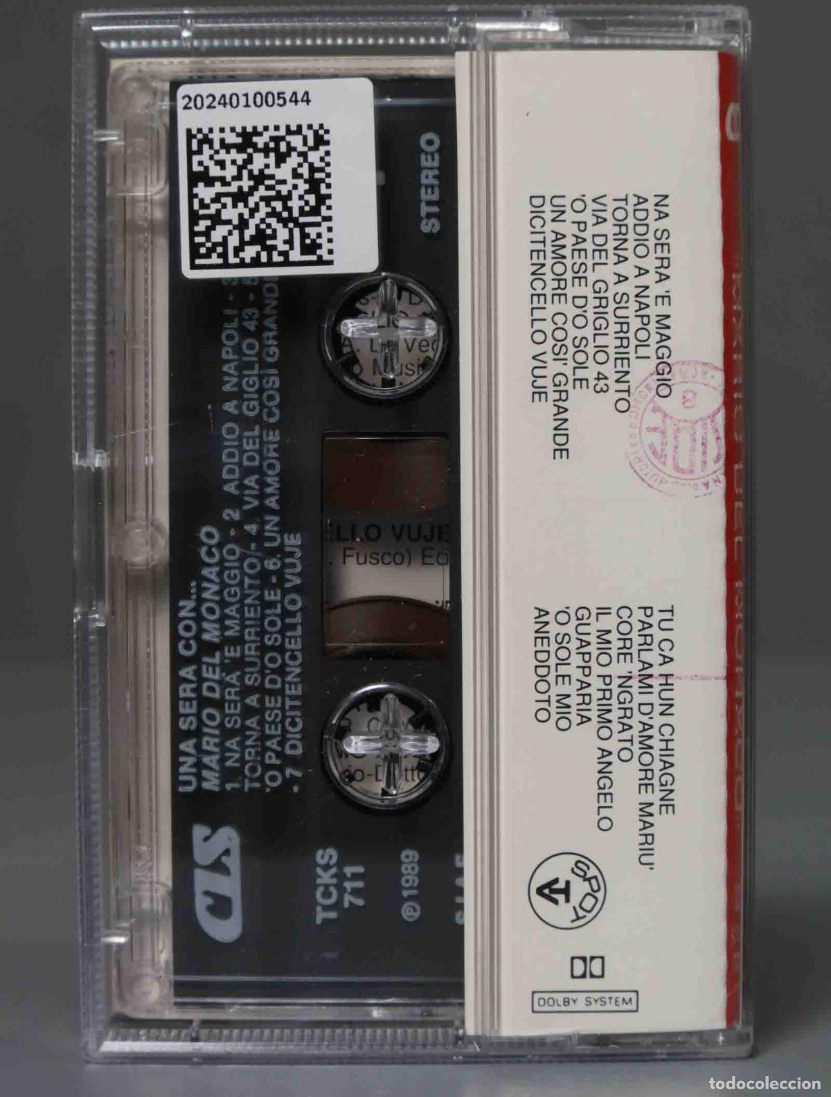 Casetes antiguos: CASSETTE. Mario Del Monaco &ndash; Una Sera Con.... - Foto 2