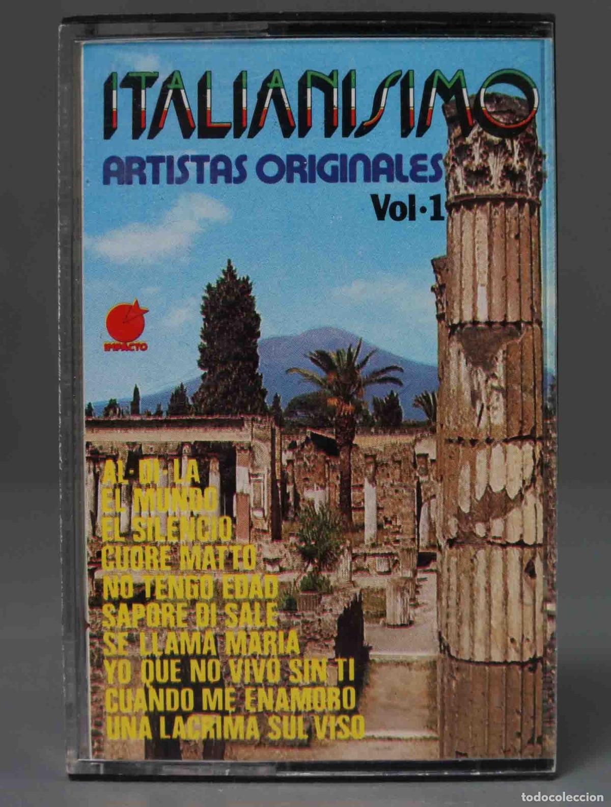 Casetes antiguos: CASSETTE. ITALIANISIMO. ARTISTAS ORIGINALES. VOL 1