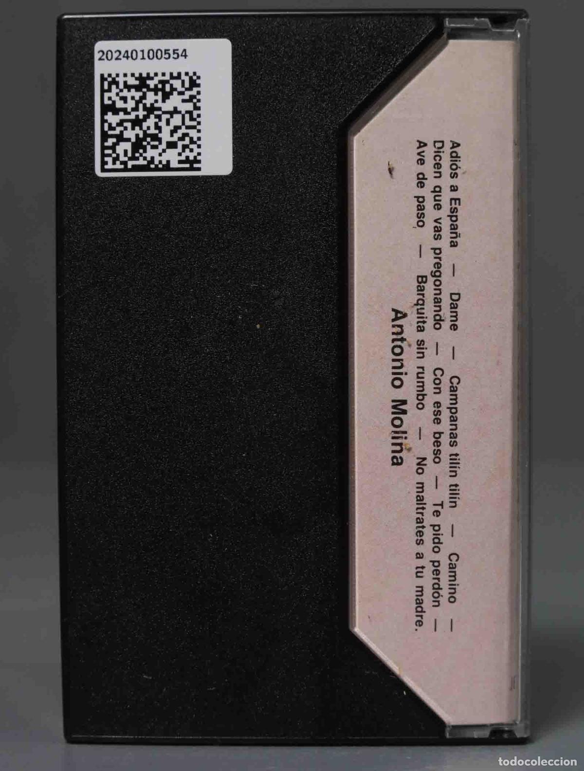 Casetes antiguos: CASSETTE. ANTONIO MOLINA. ADIOS ESPA&Ntilde;A - Foto 2