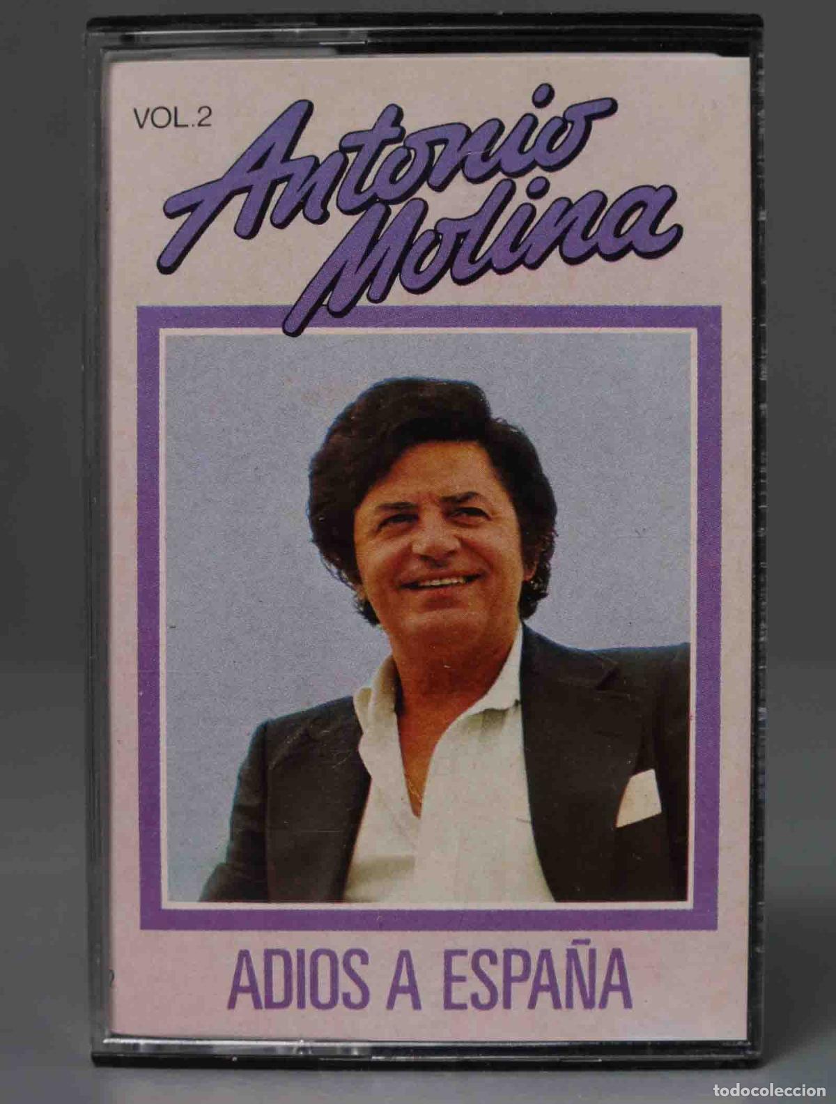 Casetes antiguos: CASSETTE. ANTONIO MOLINA. ADIOS ESPA&Ntilde;A - Foto 1