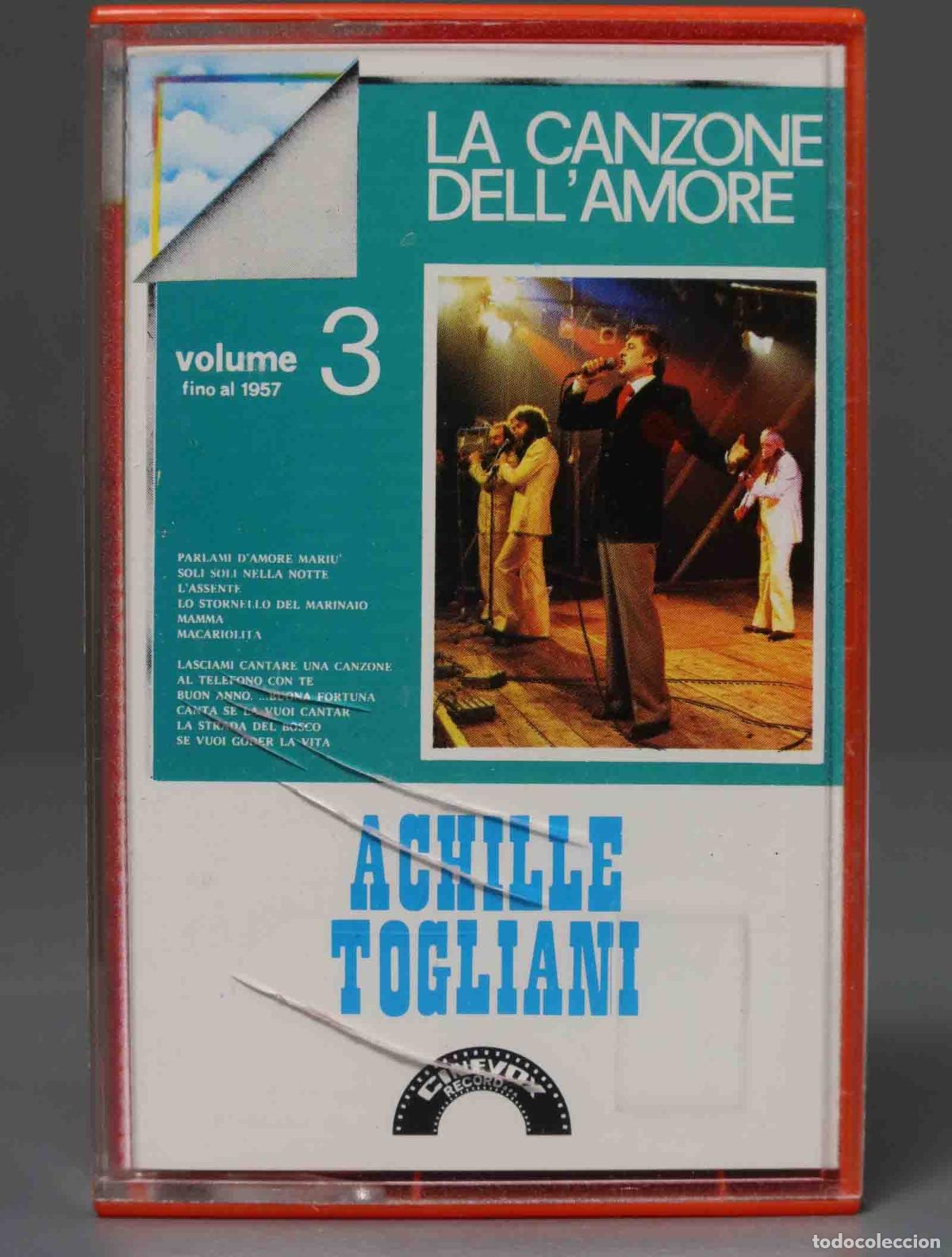 Alte Kassetten: CASSETTE. LA CANZONE DELL&acute;AMORE. VOL. 3. TOGLIANI