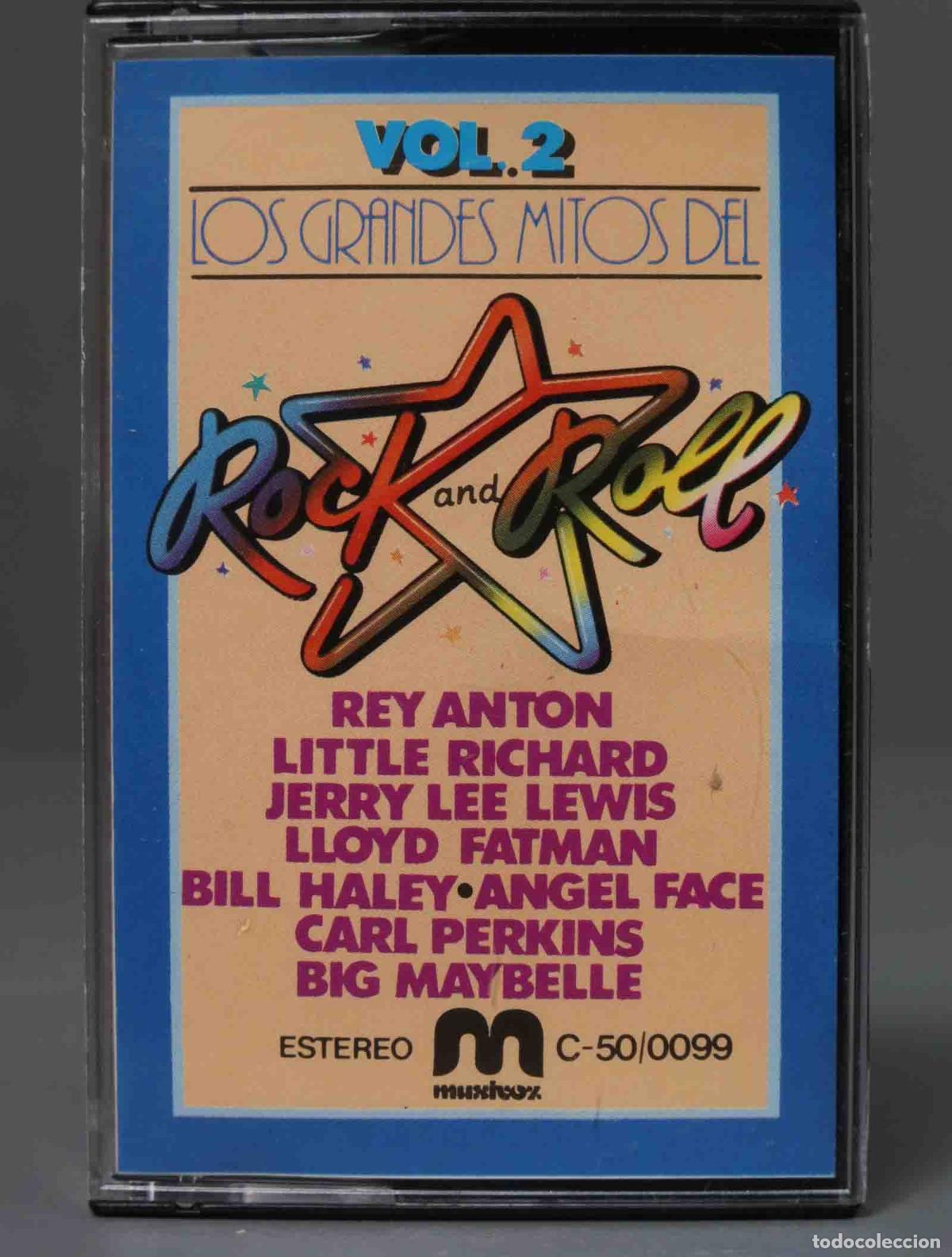 Casetes antiguos: CASSETTE. LOS GRANDES MITOS DEL ROCK AND ROLL. 2