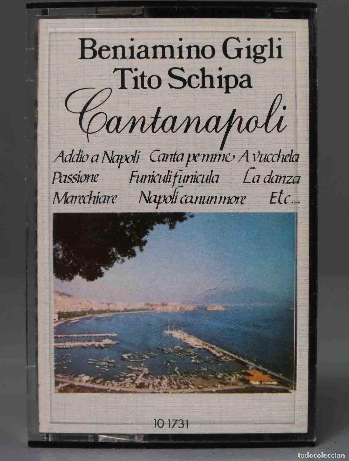 Casetes antiguos: CASSETTE. CANTANAPOLI. GIGLI. SCHIPA - Foto 1