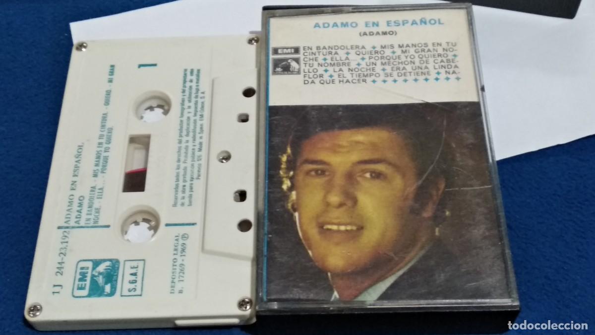 Casetes antiguos: ADAMO EN ESPA&Ntilde;OL / ADAMO - 1969 EMI - CASETE CINTA CASSETTE