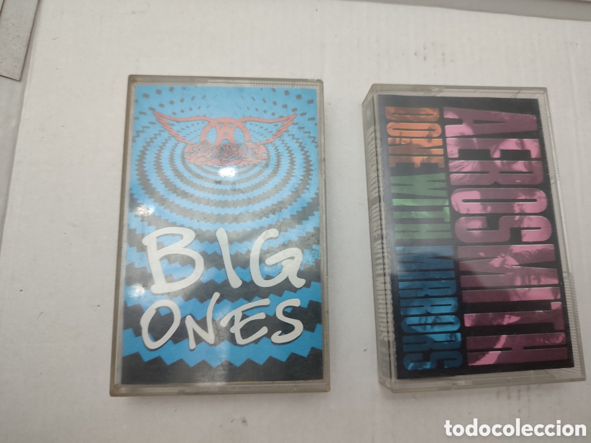 Casetes antiguos: Lote de 2 cassettes de Aerosmith - Foto 1