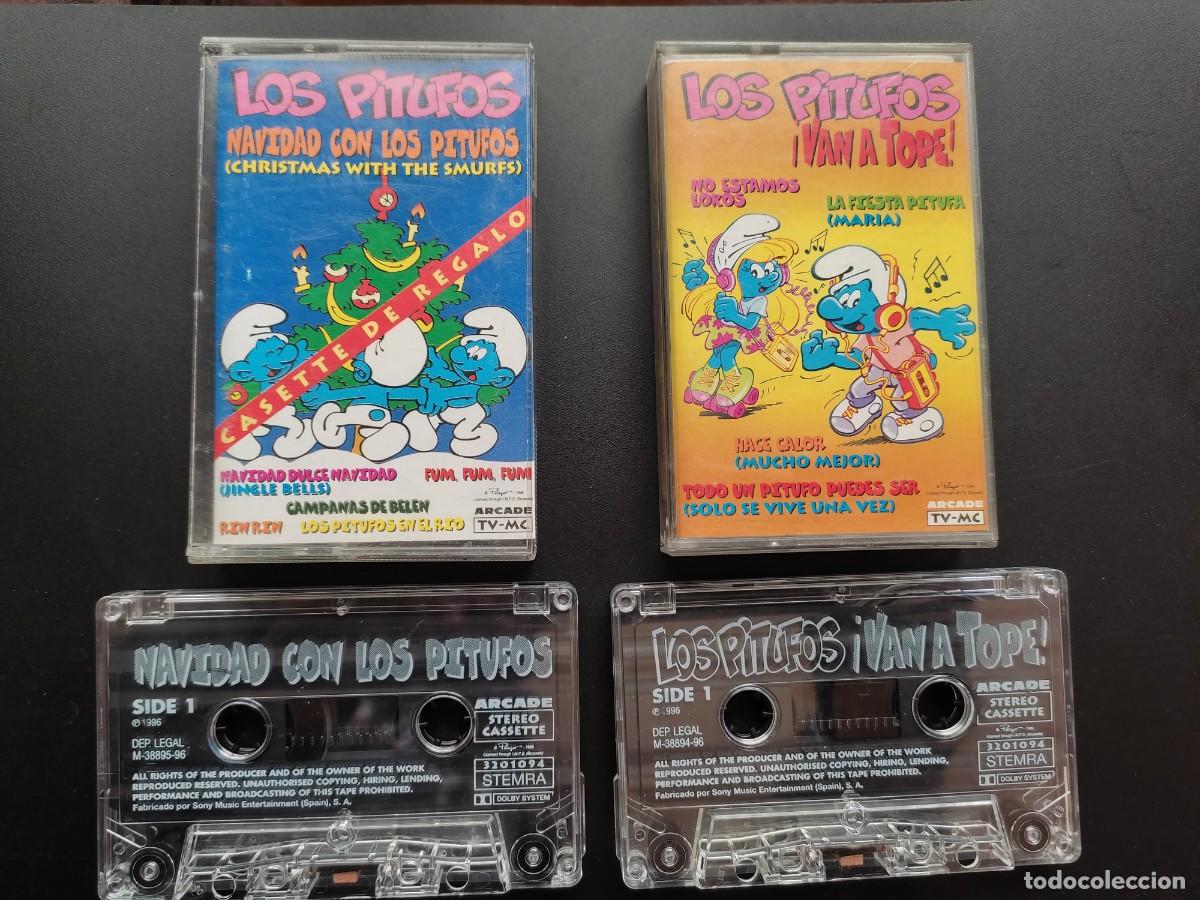 Casetes antiguos: LOTE CINTAS CASSETTES PITUFOS - Foto 1