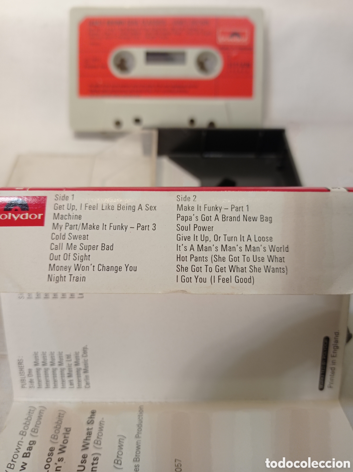 Casetes antiguos: CASSETTE JAMES BROWN SOUL CLASSICS. 1972 POLYDOR - Foto 2