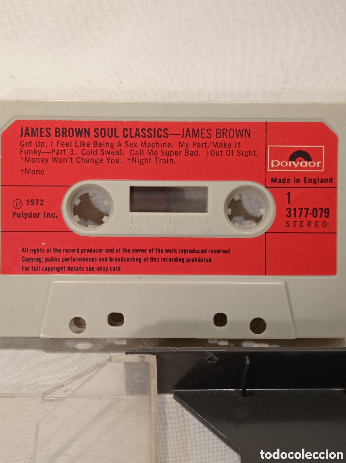 Casetes antiguos: CASSETTE JAMES BROWN SOUL CLASSICS. 1972 POLYDOR - Foto 3