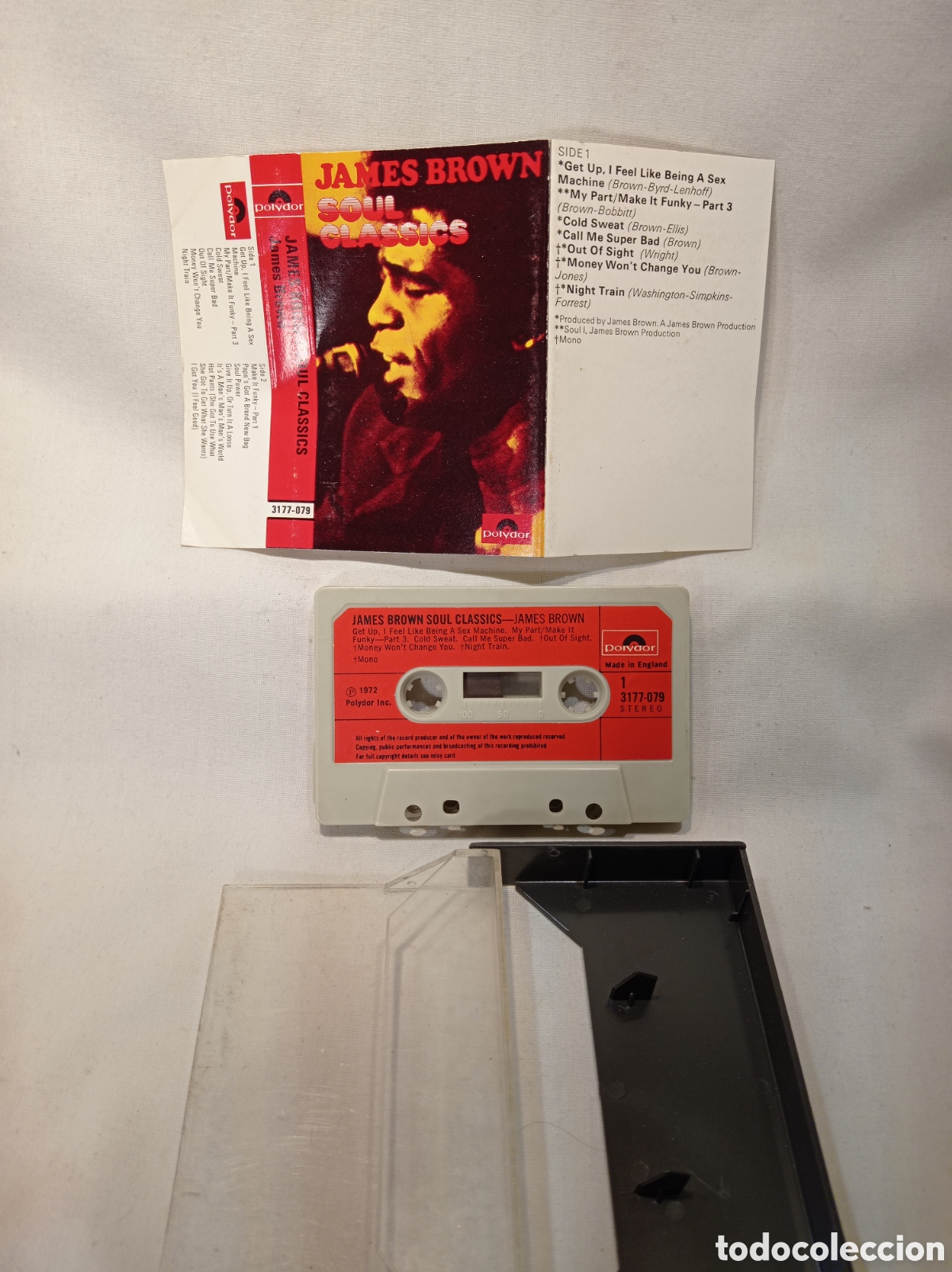 Casetes antiguos: CASSETTE JAMES BROWN SOUL CLASSICS. 1972 POLYDOR - Foto 1