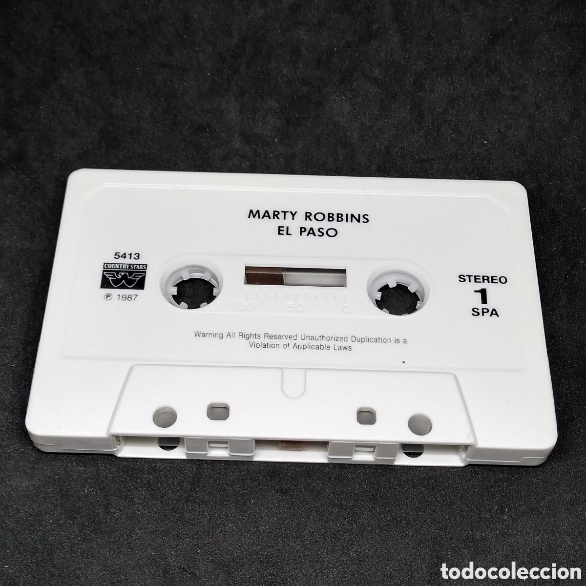 Casetes antiguos: MARTY ROBBINS - EL PASO - CASETE - 1987 - Foto 4