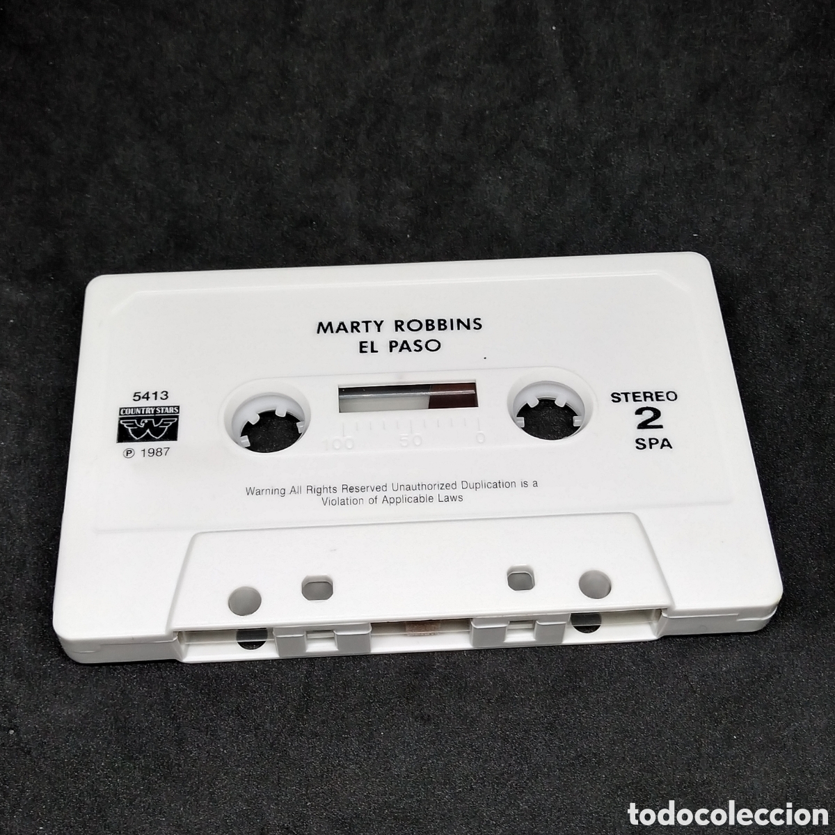Casetes antiguos: MARTY ROBBINS - EL PASO - CASETE - 1987 - Foto 5