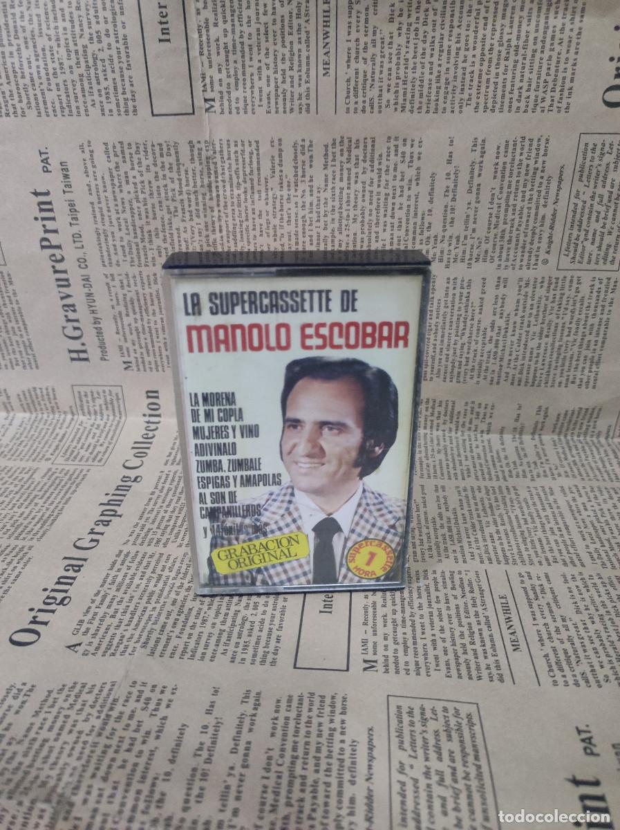 Casetes antiguos: Manolo Escobar &ndash; La Supercassette De Manolo Escobar - Foto 1