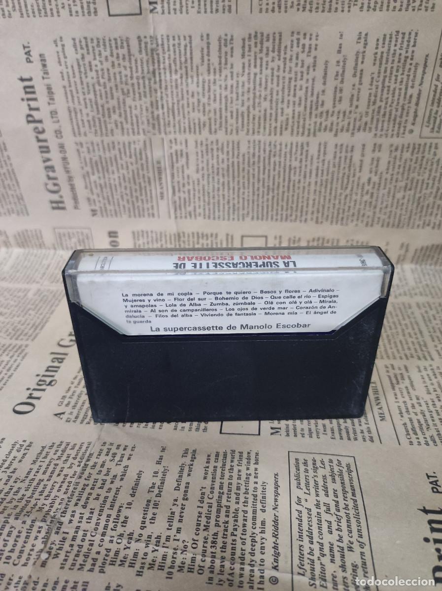 Casetes antiguos: Manolo Escobar &ndash; La Supercassette De Manolo Escobar - Foto 2