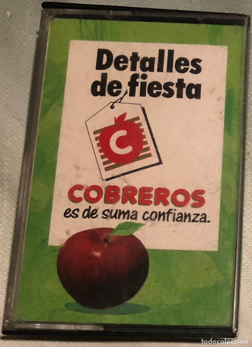 Casetes antiguos: 'Detalles de fiesta', de Bayunco y Sal. Sevillanas. Promocional de supermercados Cobreros. 1987.