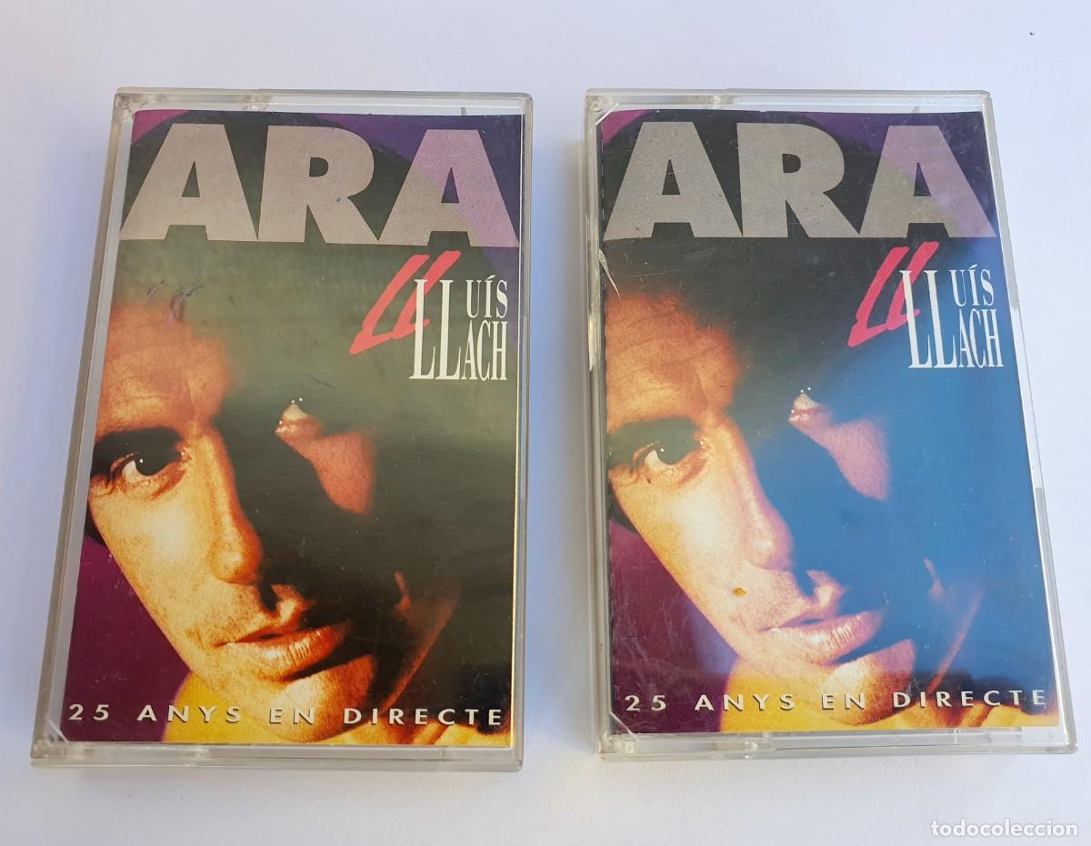 Casetes antiguos: LLUIS LLACH *** ARA ***25 ANYS EN DIRECTE - Foto 1