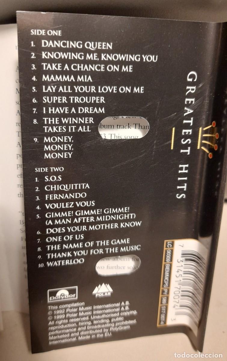 Casetes antiguos: CASETE ABBA : GOLD ( GREATEST HITS ) 19 EXITOS - Foto 3