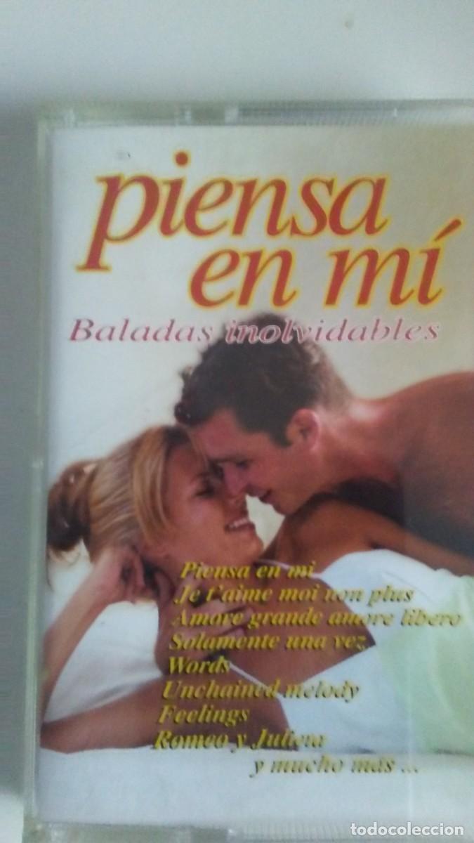 Casetes antiguos: PIENSA EN MI - BALADAS INOLVIDABLES - Foto 1