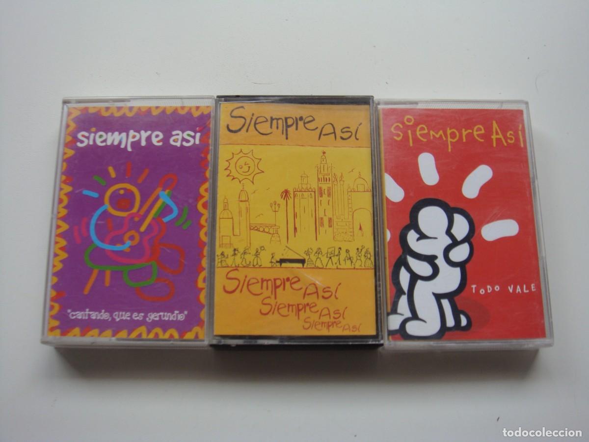 Casetes antiguos: 3 CASETES SIEMPRE ASI - Foto 1
