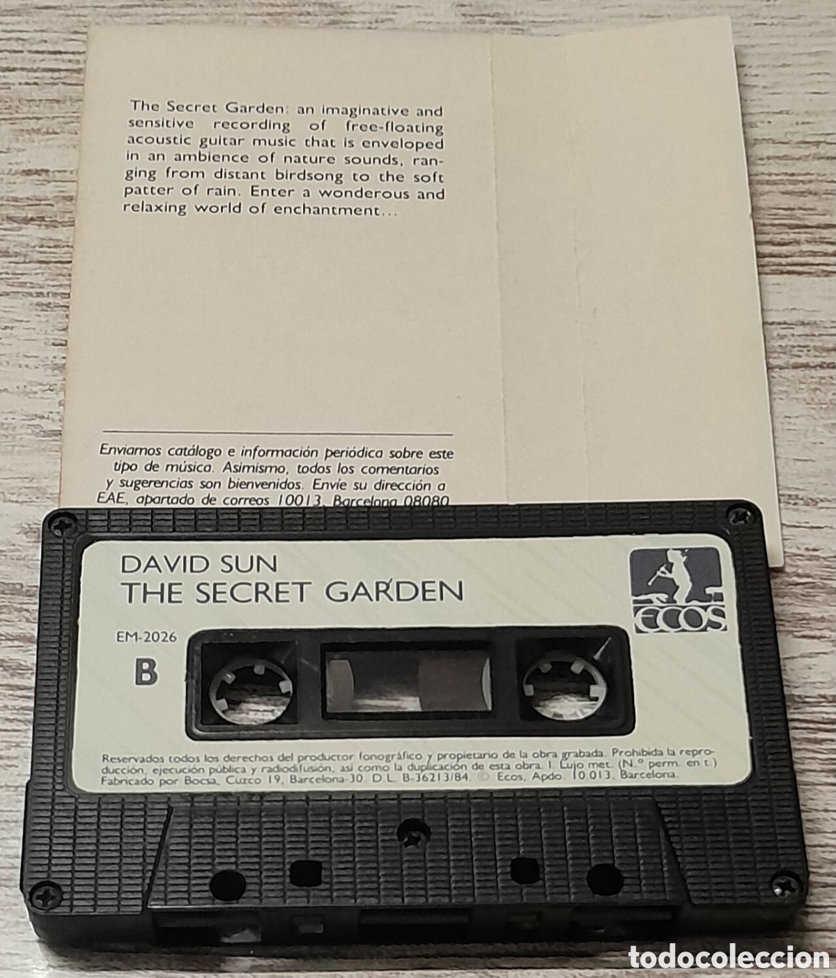 Casetes antiguos: DAVID SUN - THE SECRET GARDEN - Foto 2