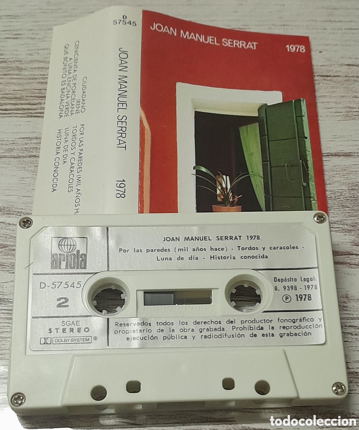 Casetes antiguos: JOAN MANUEL SERRAT - 1978 - Foto 1