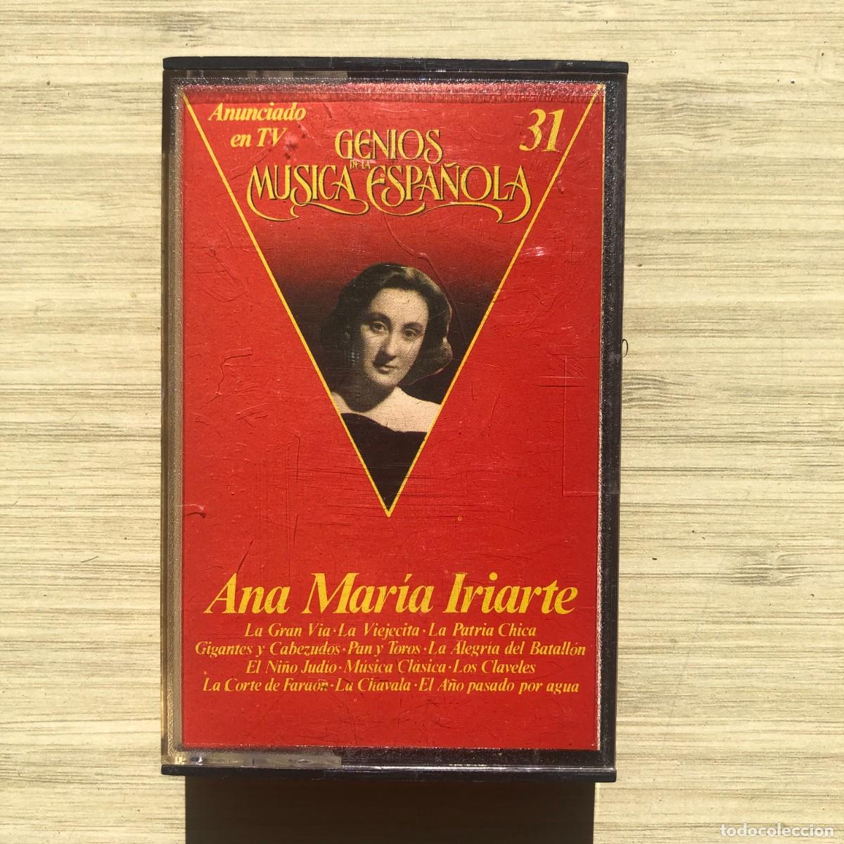 Cassettes Anciennes: Ana Maria Iriarte - Historia de la M&uacute;sica Espa&ntilde;ola | Cassette Segunda Mano