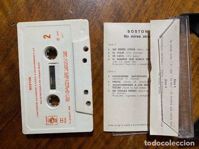 Casetes antiguos: BOSTON NO MIRES ATR&Aacute;S - EPIC 1978 - Foto 2
