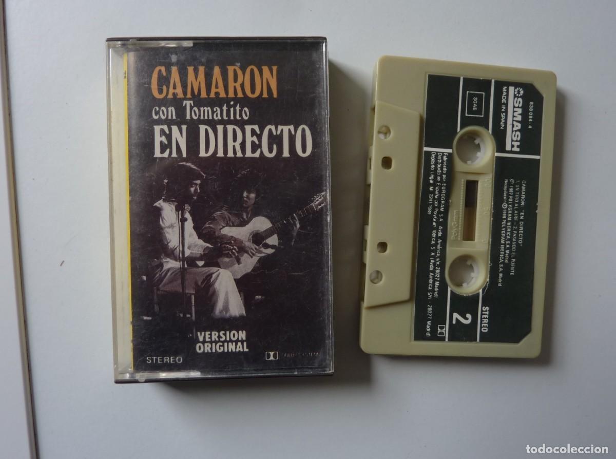 Casetes antiguos: CAMARON // EN DIRECTO // 1989 // CASETE - Foto 1