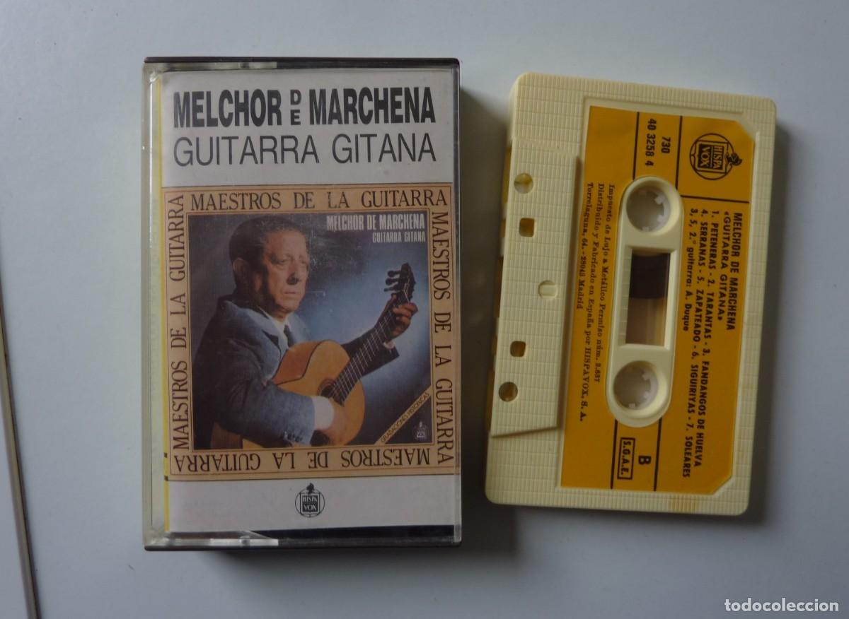 Casetes antiguos: MELCHOR DE MARCHENA // GUITARRA GITANA // 1987 // CASETE - Foto 1