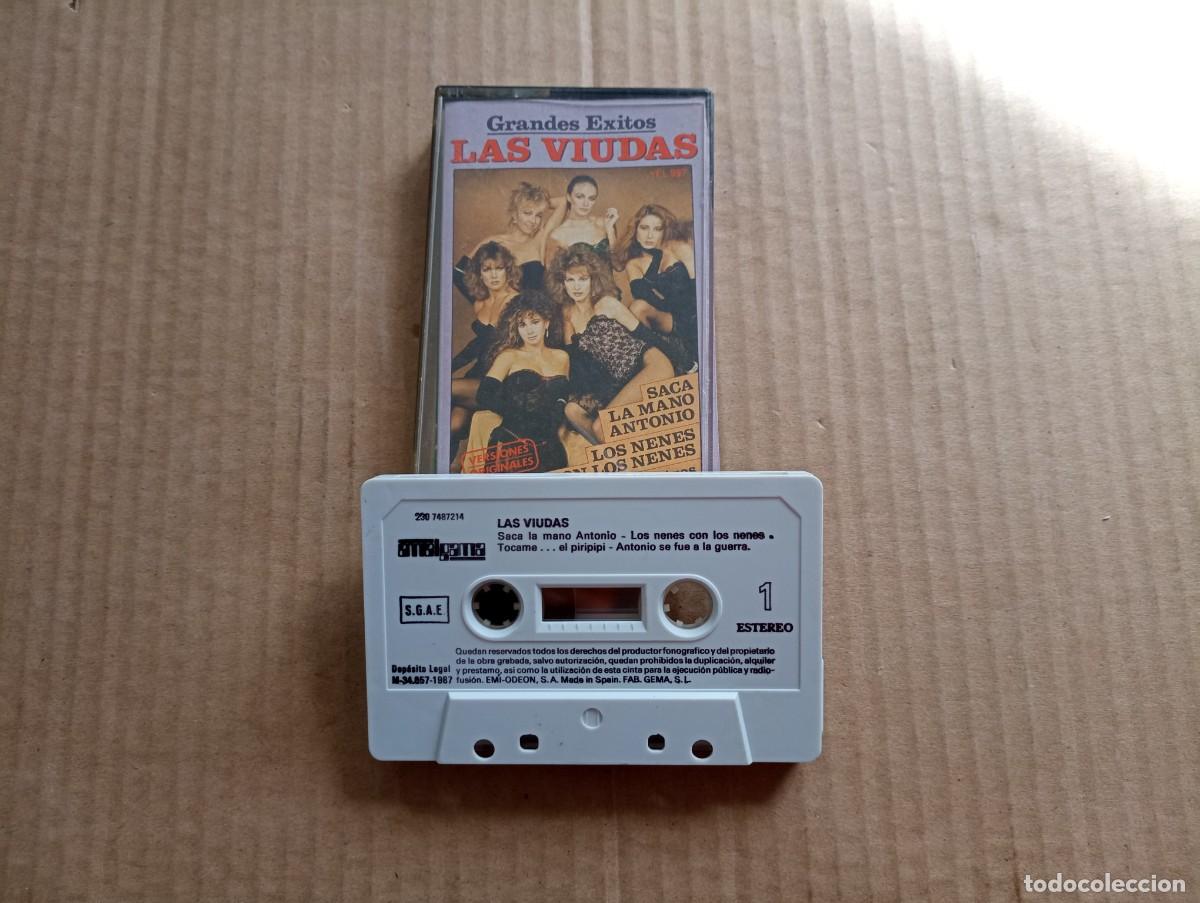 Casetes antiguos: LAS VIUDAS - GRANDES EXITOS CASETE - Foto 1
