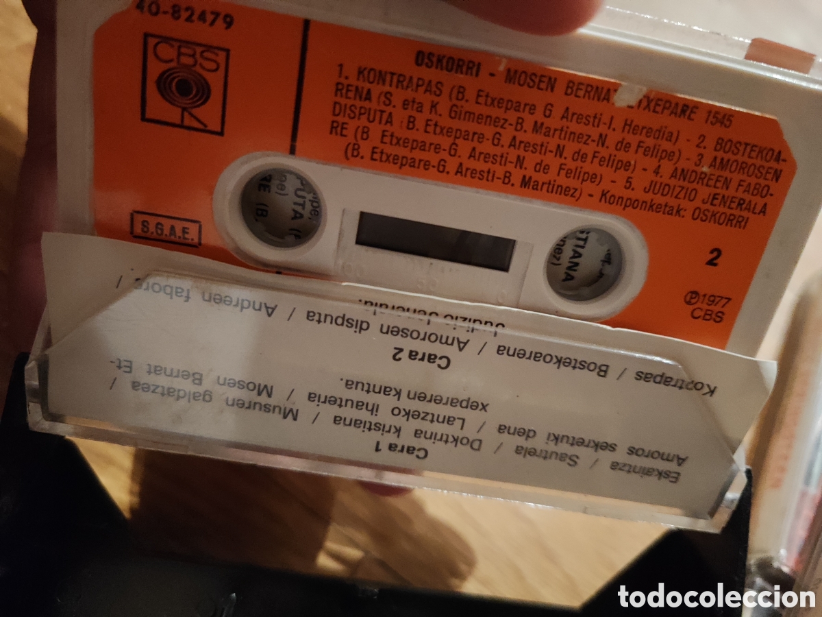 Casetes antiguos: Cassette Oskorri - Foto 3