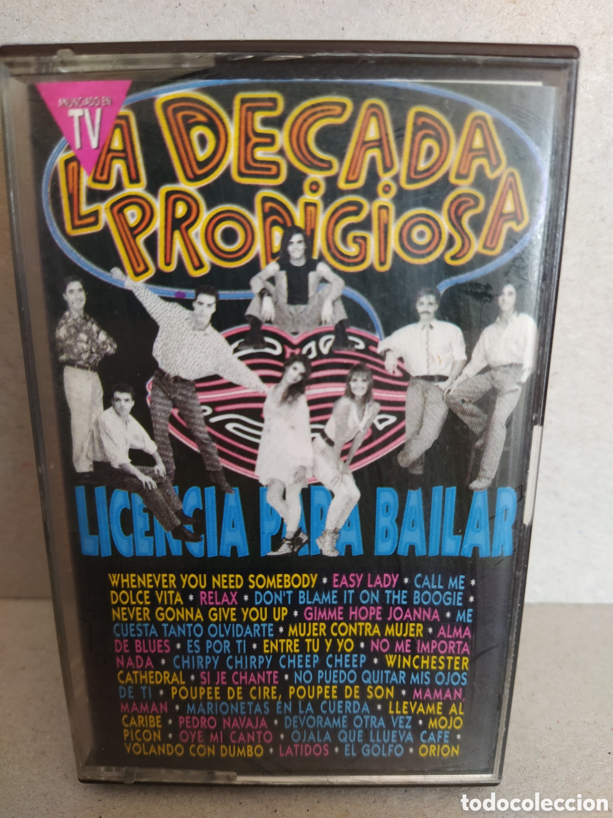 Casetes antiguos: La D&eacute;cada Prodigiosa - Licencia Para Bailar (Cassette) - Foto 1