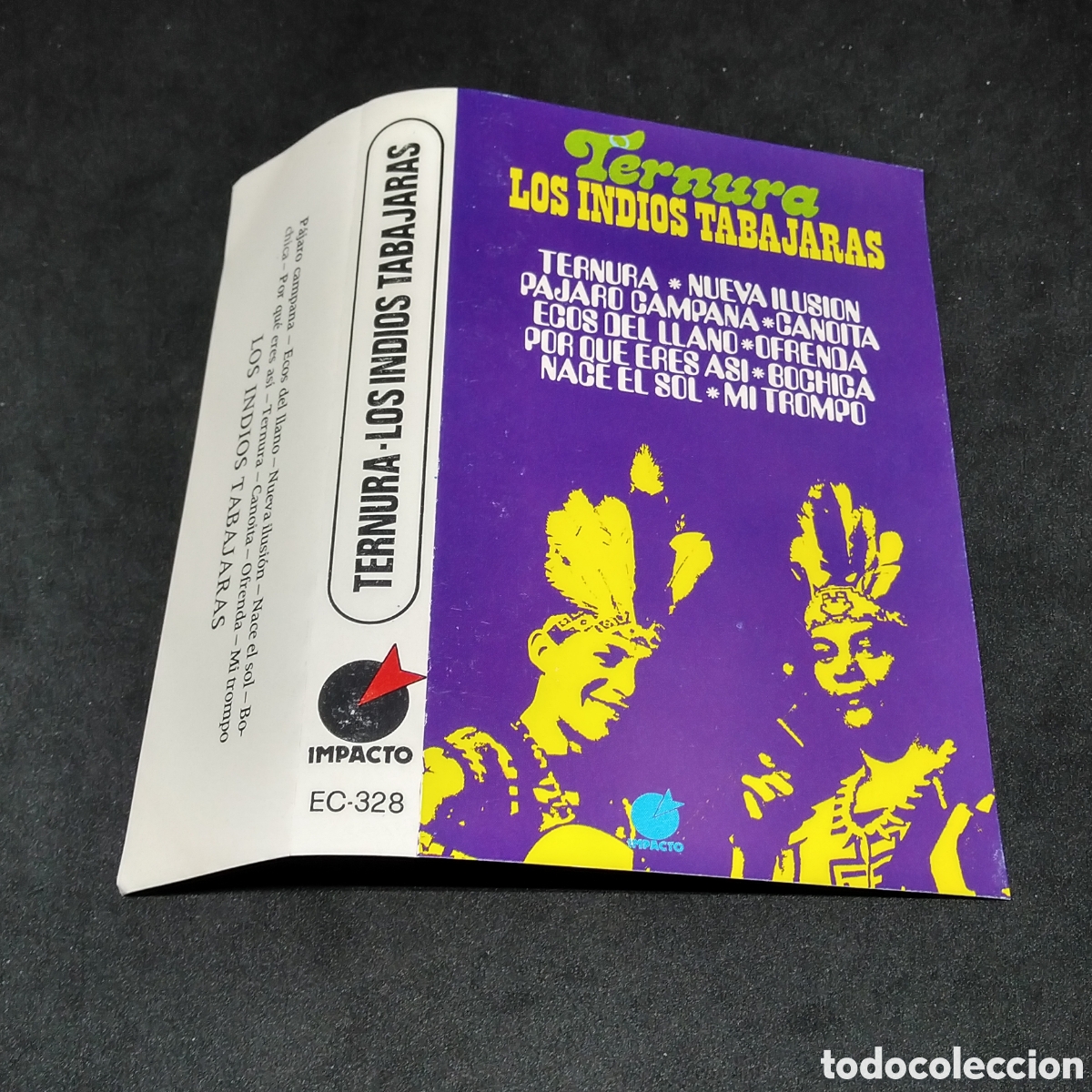 Casetes antiguos: LOS INDIOS TABAJARAS - TERNURA - CASETE - 1977 - Foto 2