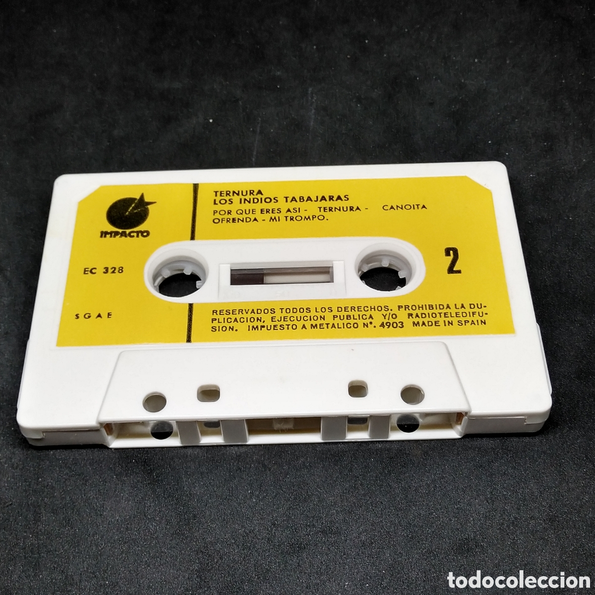Casetes antiguos: LOS INDIOS TABAJARAS - TERNURA - CASETE - 1977 - Foto 5