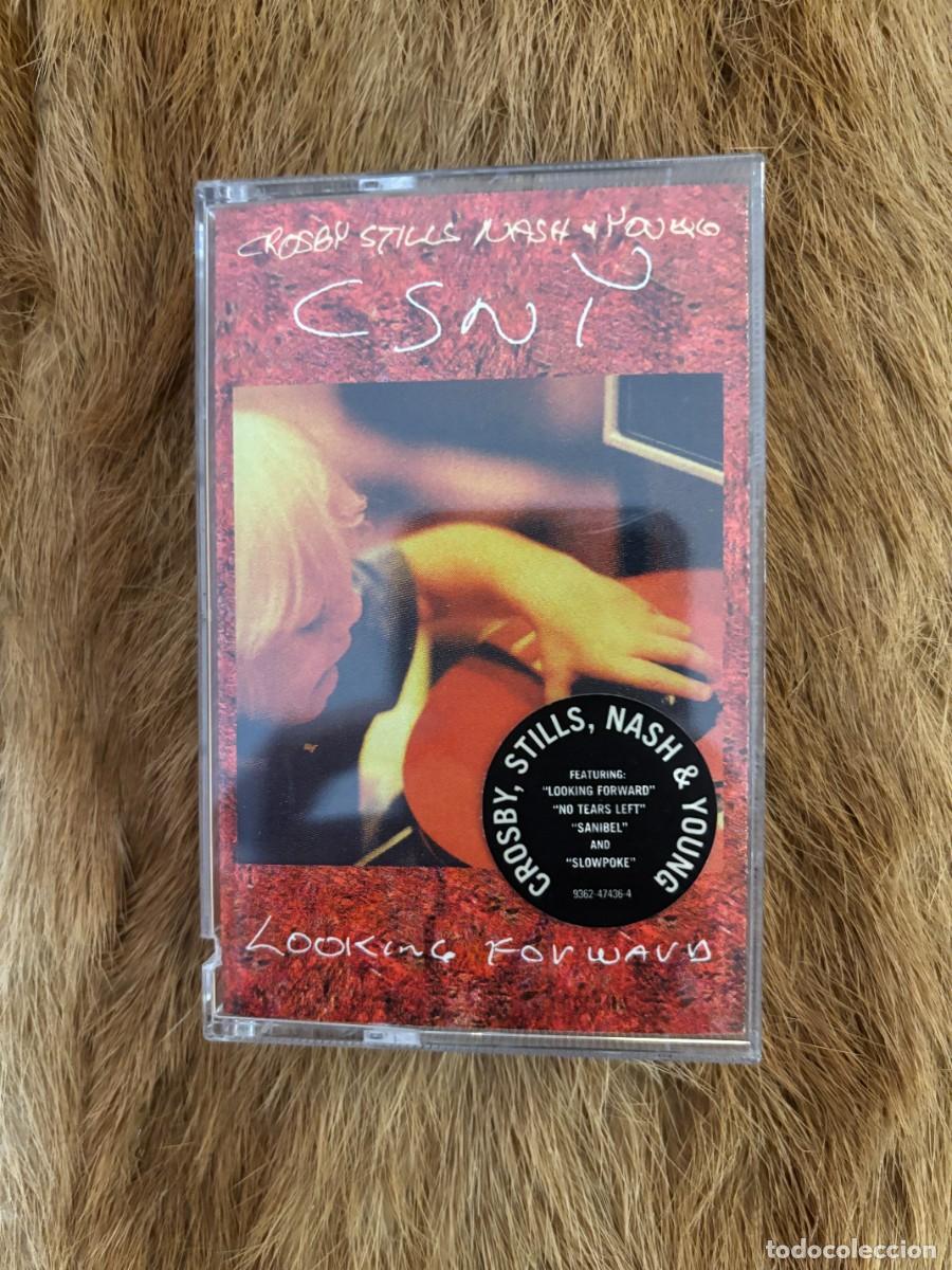 Casetes antiguos: CROSBY STILLS NASH & YOUNG. LOOKING FORWARD. 1999 - Foto 1