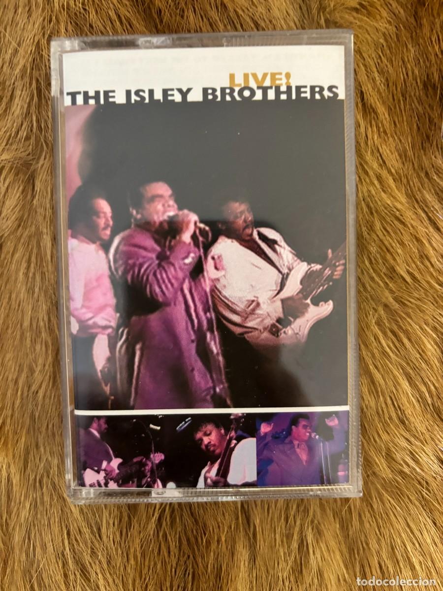 Casetes antiguos: THE ISLEY BROTHERS LIVE!. 1993 - Foto 1
