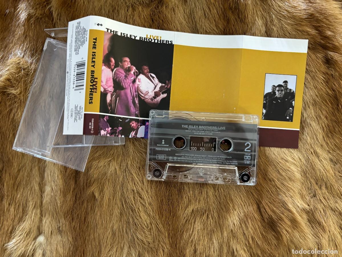 Casetes antiguos: THE ISLEY BROTHERS LIVE!. 1993 - Foto 3
