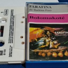 Casetes antiguos: FARAFINA DU BURKINA FASO / BOLOMAKOTÉ -1990 EMI PATHÉ MARCONI CAJA SERIGRAFIADA -CASETE MUY POCO USO