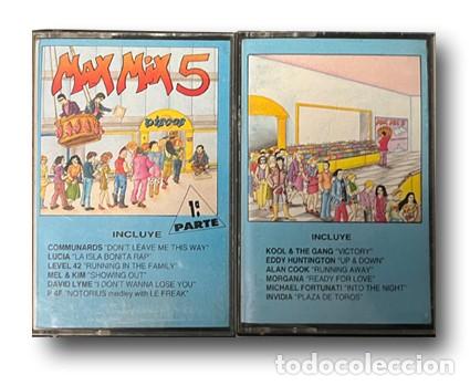 Casetes antiguos: Various &ndash; Max Mix 5 (1&ordf; y 2&ordf; Parte) 4 CASSETTES - Foto 1