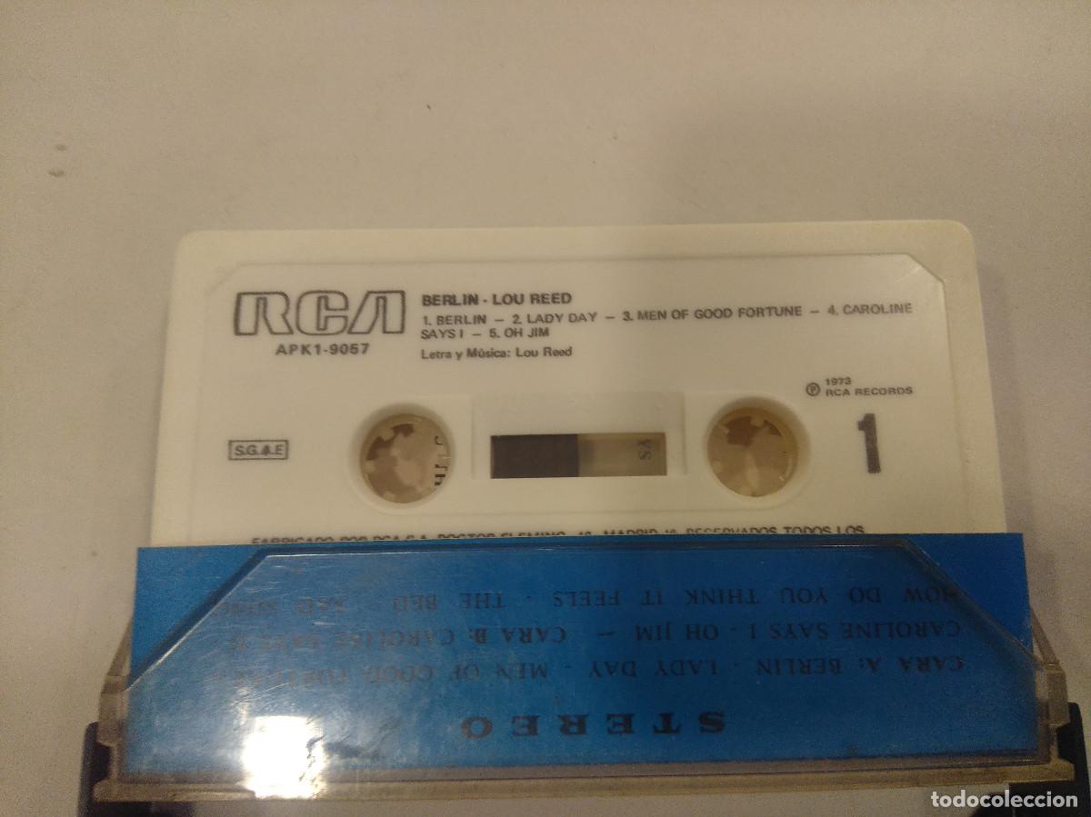 Casetes antiguos: LOU REED/BERLIN/CASETE. - Foto 2