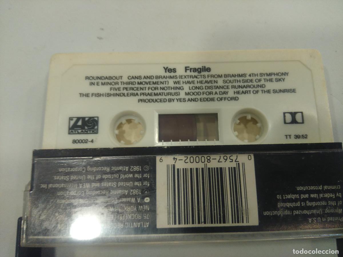 Casetes antiguos: YES/FRAGILE/CASETE USA. - Foto 2