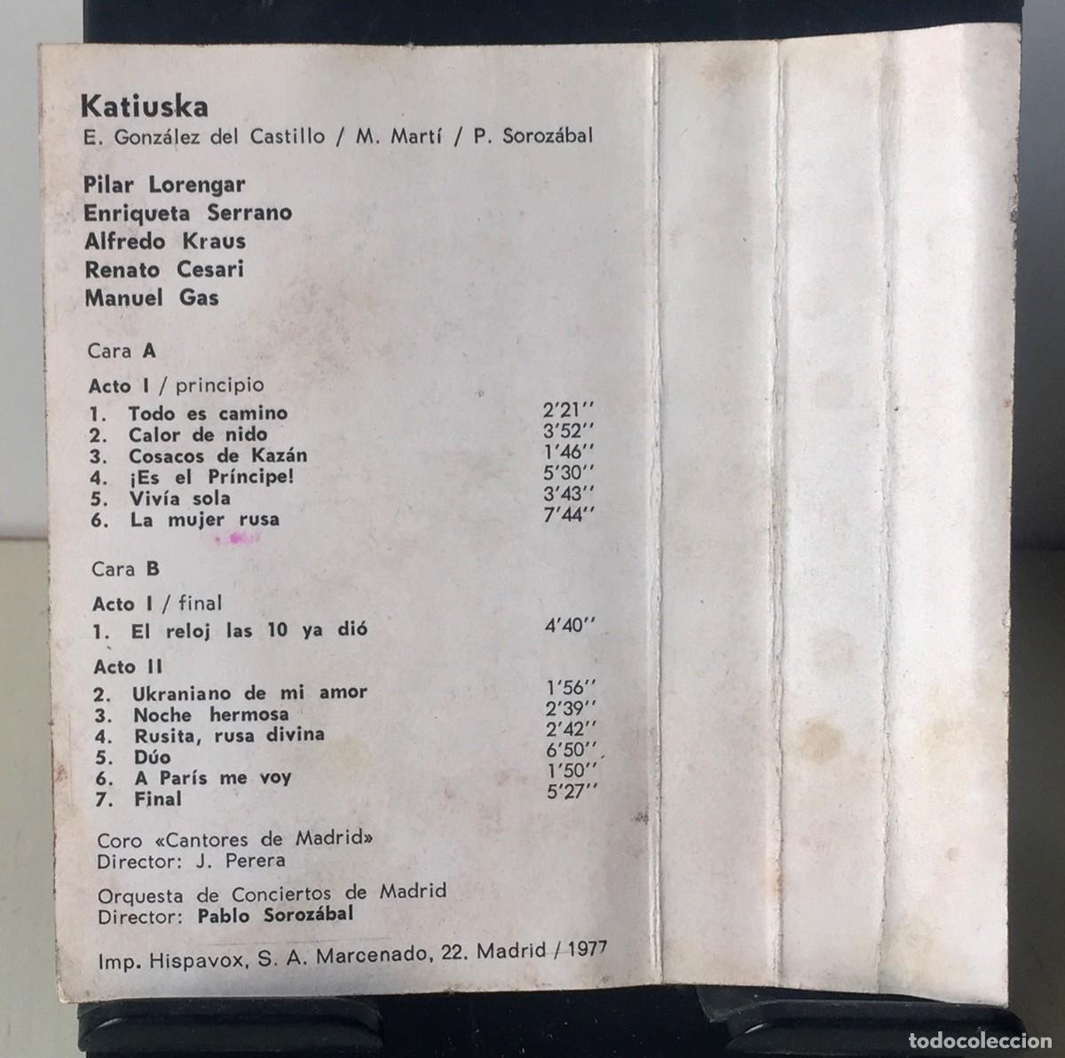 Casetes antiguos: Katiuska - Cassette - Foto 4