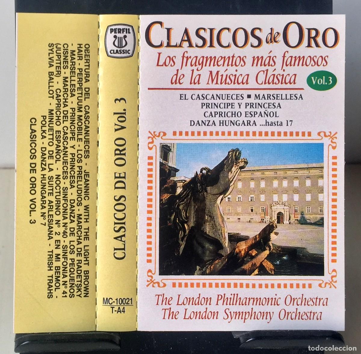 Casetes antiguos: Cl&aacute;sicos de Oro Vol. 1 - Cassette - Foto 3