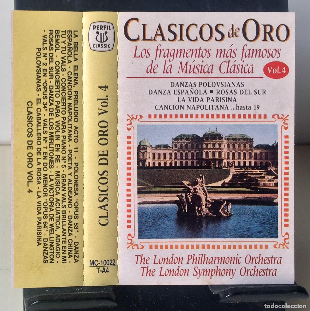 Casetes antiguos: Cl&aacute;sicos de Oro Vol. 4 - Cassette - Foto 3
