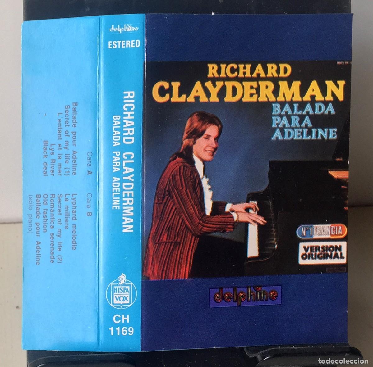 Casetes antiguos: Richard Clayderman - Balada para Adeline - Cassette - Foto 3