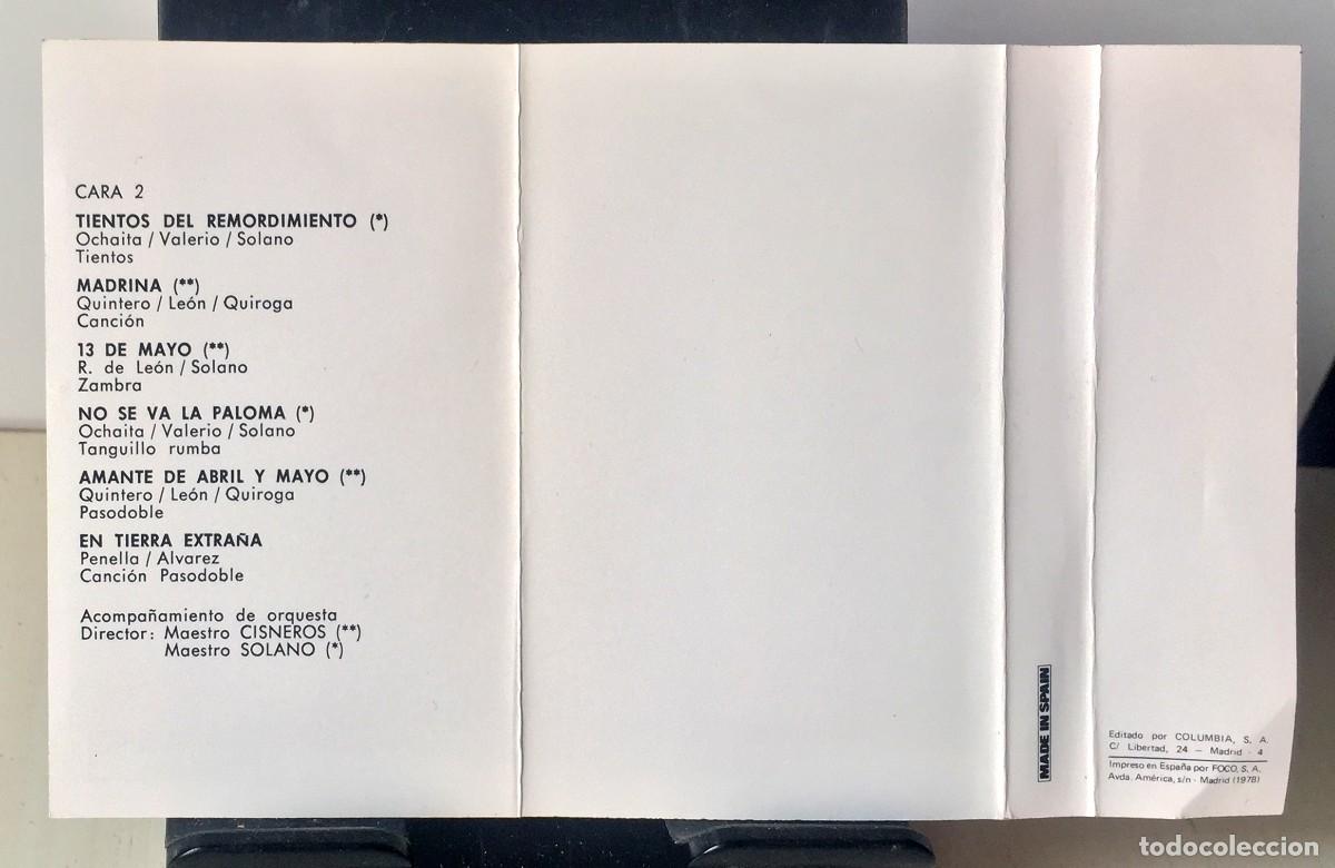 Casetes antiguos: Conchita Piquer - Cassette - Foto 4