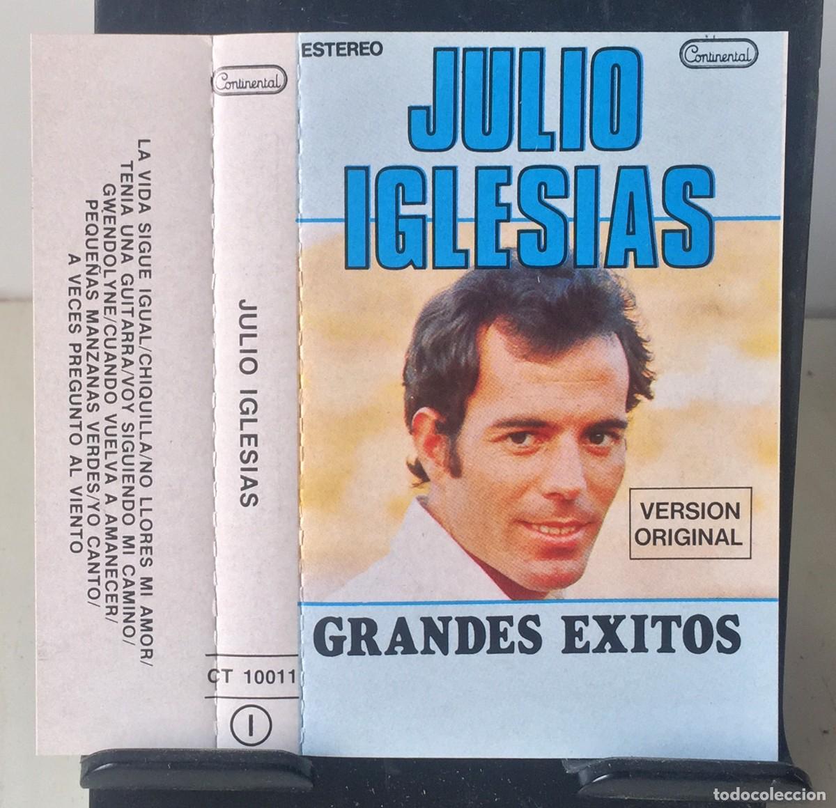 Casetes antiguos: Julio Iglesias - Grandes &Eacute;xitos - Cassette - Foto 3