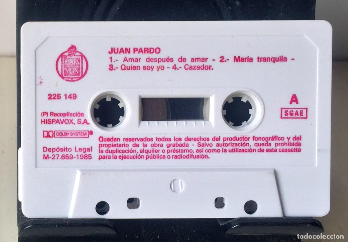 Casetes antiguos: Juan Pardo - Cassette - Foto 5