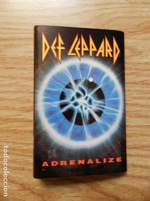 Casetes antiguos: Car&aacute;tula K7 Def Leppard Adrenalize cassette - Foto 1