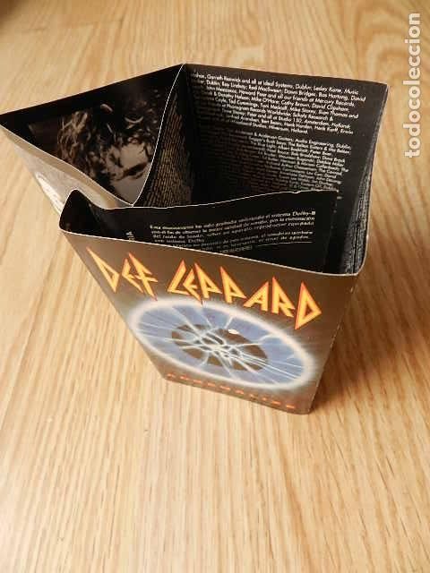 Casetes antiguos: Car&aacute;tula K7 Def Leppard Adrenalize cassette - Foto 4